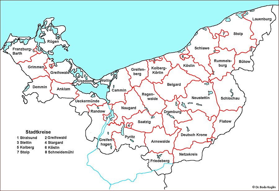 Orte Pommern